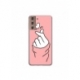 Husa personalizata tip carcasa HQPrint pentru Samsung Galaxy S22, model Heart Snap, multicolor, S1D1M0285