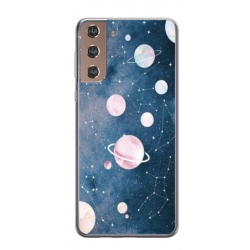 Husa personalizata tip carcasa HQPrint pentru Samsung Galaxy S22, model Solar System, multicolor, S1D1M0313