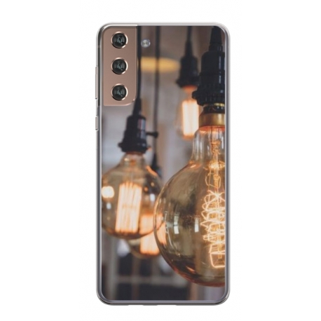 Husa personalizata tip carcasa HQPrint pentru Samsung Galaxy S22, model Lightbulb, multicolor, S1D1M0322