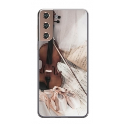 Husa personalizata tip carcasa HQPrint pentru Samsung Galaxy S22, model Violon, multicolor, S1D1M0371