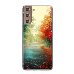 Husa personalizata tip carcasa HQPrint pentru Samsung Galaxy S22, model Nice View 15, multicolor, S1D1M0383