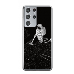 Husa personalizata tip carcasa HQPrint pentru Samsung Galaxy S21 Ultra, model Vacuum of Space, multicolor, S1D1M0007
