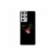 Husa personalizata tip carcasa HQPrint pentru Samsung Galaxy S21 Ultra, model Black Cat 2, multicolor, S1D1M0016
