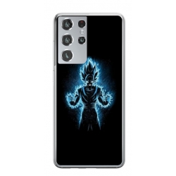 Husa personalizata tip carcasa HQPrint pentru Samsung Galaxy S21 Ultra, model Goku, multicolor, S1D1M0087