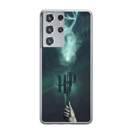 Husa personalizata tip carcasa HQPrint pentru Samsung Galaxy S21 Ultra, model Harry Potter 3, multicolor, S1D1M0091