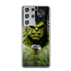 Husa personalizata tip carcasa HQPrint pentru Samsung Galaxy S21 Ultra, model Hulk 2, multicolor, S1D1M0100