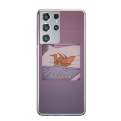 Husa personalizata tip carcasa HQPrint pentru Samsung Galaxy S21 Ultra, model Jerry 1, multicolor, S1D1M0104