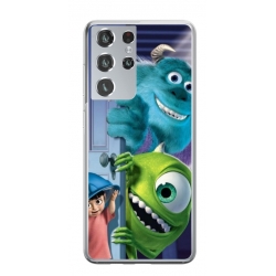 Husa personalizata tip carcasa HQPrint pentru Samsung Galaxy S21 Ultra, model Monster INC, multicolor, S1D1M0127