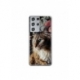 Husa personalizata tip carcasa HQPrint pentru Samsung Galaxy S21 Ultra, model Cat 1, multicolor, S1D1M0143