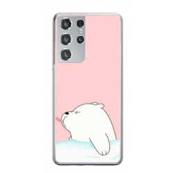 Husa personalizata tip carcasa HQPrint pentru Samsung Galaxy S21 Ultra, model Bears 4, multicolor, S1D1M0144