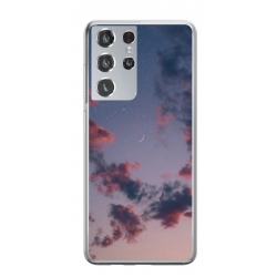 Husa personalizata tip carcasa HQPrint pentru Samsung Galaxy S21 Ultra, model Moody Sky, multicolor, S1D1M0146