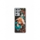 Husa personalizata tip carcasa HQPrint pentru Samsung Galaxy S21 Ultra, model Flowers 10, multicolor, S1D1M0149