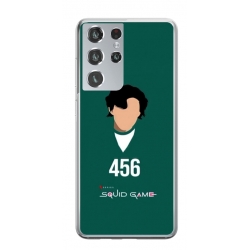 Husa personalizata tip carcasa HQPrint pentru Samsung Galaxy S21 Ultra, model Squid Game 3, multicolor, S1D1M0175