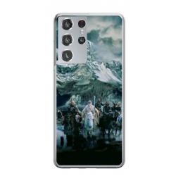 Husa personalizata tip carcasa HQPrint pentru Samsung Galaxy S21 Ultra, model Lord of the Rings 1, multicolor, S1D1M0189