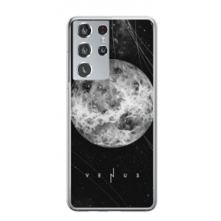 Husa personalizata tip carcasa HQPrint pentru Samsung Galaxy S21 Ultra, model Moon, multicolor, S1D1M0212