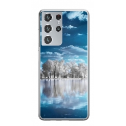 Husa personalizata tip carcasa HQPrint pentru Samsung Galaxy S21 Ultra, model Nice View 9, multicolor, S1D1M0221
