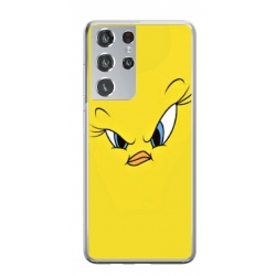 Husa personalizata tip carcasa HQPrint pentru Samsung Galaxy S21 Ultra, model Looney Tunes 1, multicolor, S1D1M0225