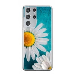 Husa personalizata tip carcasa HQPrint pentru Samsung Galaxy S21 Ultra, model Petunia 1, multicolor, S1D1M0235