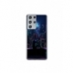 Husa personalizata tip carcasa HQPrint pentru Samsung Galaxy S21 Ultra, model Neon City, multicolor, S1D1M0260