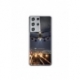Husa personalizata tip carcasa HQPrint pentru Samsung Galaxy S21 Ultra, model Airplane Landing, multicolor, S1D1M0266