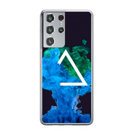 Husa personalizata tip carcasa HQPrint pentru Samsung Galaxy S21 Ultra, model Colorful 4, multicolor, S1D1M0299