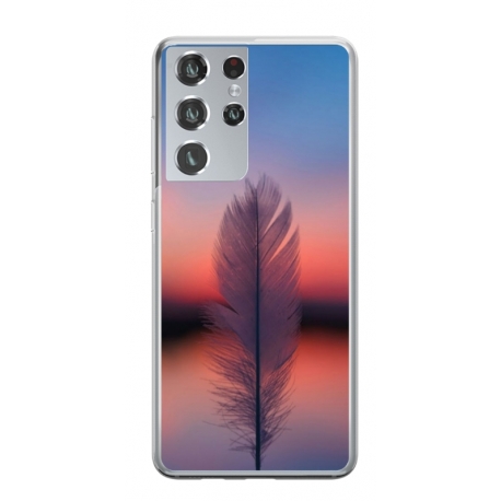 Husa personalizata tip carcasa HQPrint pentru Samsung Galaxy S21 Ultra, model Fulg, multicolor, S1D1M0309