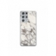 Husa personalizata tip carcasa HQPrint pentru Samsung Galaxy S21 Ultra, model White Marble, multicolor, S1D1M0325