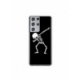 Husa personalizata tip carcasa HQPrint pentru Samsung Galaxy S22 Ultra, model Dab Skeleton, multicolor, S1D1M0034
