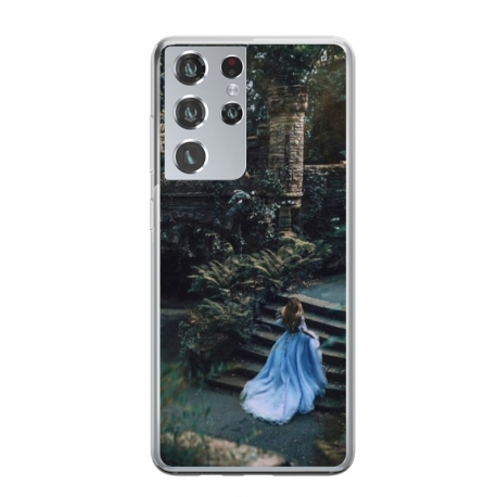 Husa personalizata tip carcasa HQPrint pentru Samsung Galaxy S21 Ultra, model Bride, multicolor, S1D1M0338