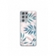 Husa personalizata tip carcasa HQPrint pentru Samsung Galaxy S22 Ultra, model Leaf Design 1, multicolor, S1D1M0044