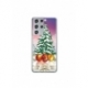 Husa personalizata tip carcasa HQPrint pentru Samsung Galaxy S22 Ultra, model Christmas Tree 1, multicolor, S1D1M0057