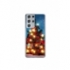 Husa personalizata tip carcasa HQPrint pentru Samsung Galaxy S22 Ultra, model Christmas Tree 2, multicolor, S1D1M0058