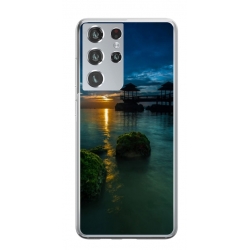 Husa personalizata tip carcasa HQPrint pentru Samsung Galaxy S22 Ultra, model Nice View 1, multicolor, S1D1M0060
