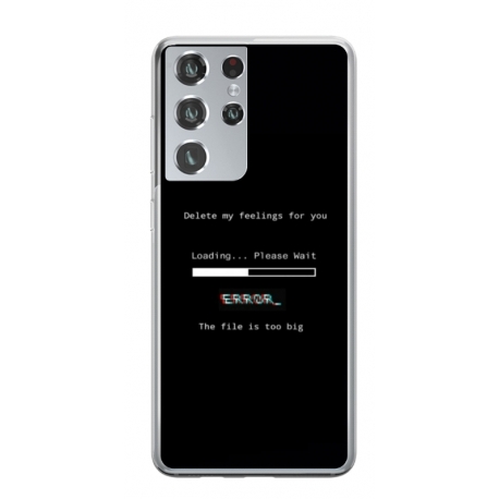 Husa personalizata tip carcasa HQPrint pentru Samsung Galaxy S22 Ultra, model Delete Feelings, multicolor, S1D1M0069