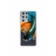 Husa personalizata tip carcasa HQPrint pentru Samsung Galaxy S22 Ultra, model Pesti 1, multicolor, S1D1M0074