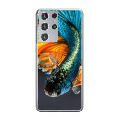 Husa personalizata tip carcasa HQPrint pentru Samsung Galaxy S22 Ultra, model Pesti 1, multicolor, S1D1M0074