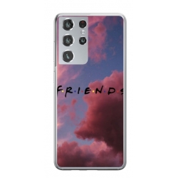 Husa personalizata tip carcasa HQPrint pentru Samsung Galaxy S22 Ultra, model FRIENDS 2, multicolor, S1D1M0082
