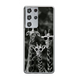 Husa personalizata tip carcasa HQPrint pentru Samsung Galaxy S22 Ultra, model Zebra 1, multicolor, S1D1M0086