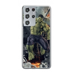 Husa personalizata tip carcasa HQPrint pentru Samsung Galaxy S22 Ultra, model Hulk 1, multicolor, S1D1M0099