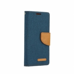 Husa APPLE iPhone 6\6S Plus - Canvas Book (Bleumarin)