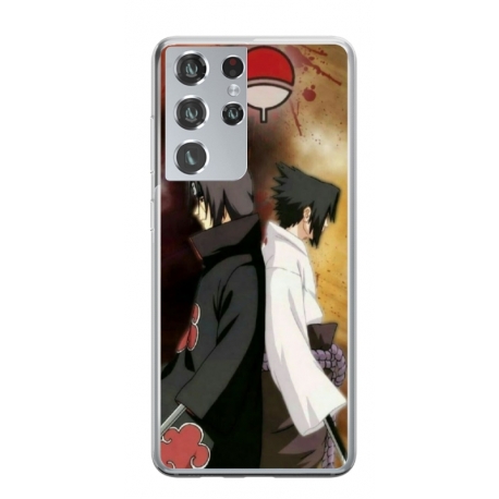 Husa personalizata tip carcasa HQPrint pentru Samsung Galaxy S22 Ultra, model Itachi 1, multicolor, S1D1M0103