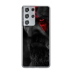Husa personalizata tip carcasa HQPrint pentru Samsung Galaxy S22 Ultra, model God of War 3, multicolor, S1D1M0111