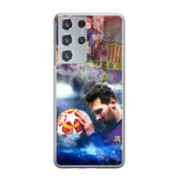 Husa personalizata tip carcasa HQPrint pentru Samsung Galaxy S22 Ultra, model Messi 1, multicolor, S1D1M0122