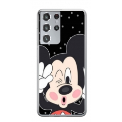 Husa personalizata tip carcasa HQPrint pentru Samsung Galaxy S22 Ultra, model Mickey 1, multicolor, S1D1M0124