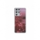 Husa personalizata tip carcasa HQPrint pentru Samsung Galaxy S22 Ultra, model Pink Sky, multicolor, S1D1M0129