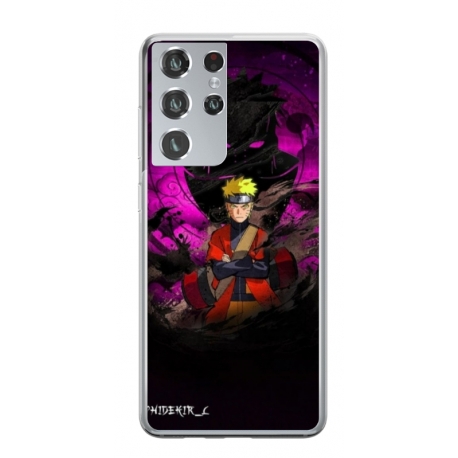 Husa personalizata tip carcasa HQPrint pentru Samsung Galaxy S22 Ultra, model Naruto 1, multicolor, S1D1M0132