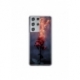 Husa personalizata tip carcasa HQPrint pentru Samsung Galaxy S22 Ultra, model Fire Rose, multicolor, S1D1M0158