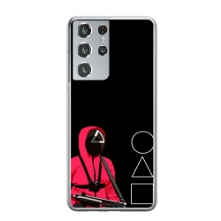 Husa personalizata tip carcasa HQPrint pentru Samsung Galaxy S22 Ultra, model Squid Game 5, multicolor, S1D1M0177