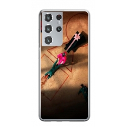 Husa personalizata tip carcasa HQPrint pentru Samsung Galaxy S22 Ultra, model Squid Game 12, multicolor, S1D1M0184