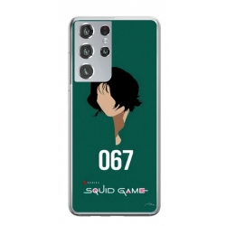 Husa personalizata tip carcasa HQPrint pentru Samsung Galaxy S22 Ultra, model Squid Game 16, multicolor, S1D1M0188